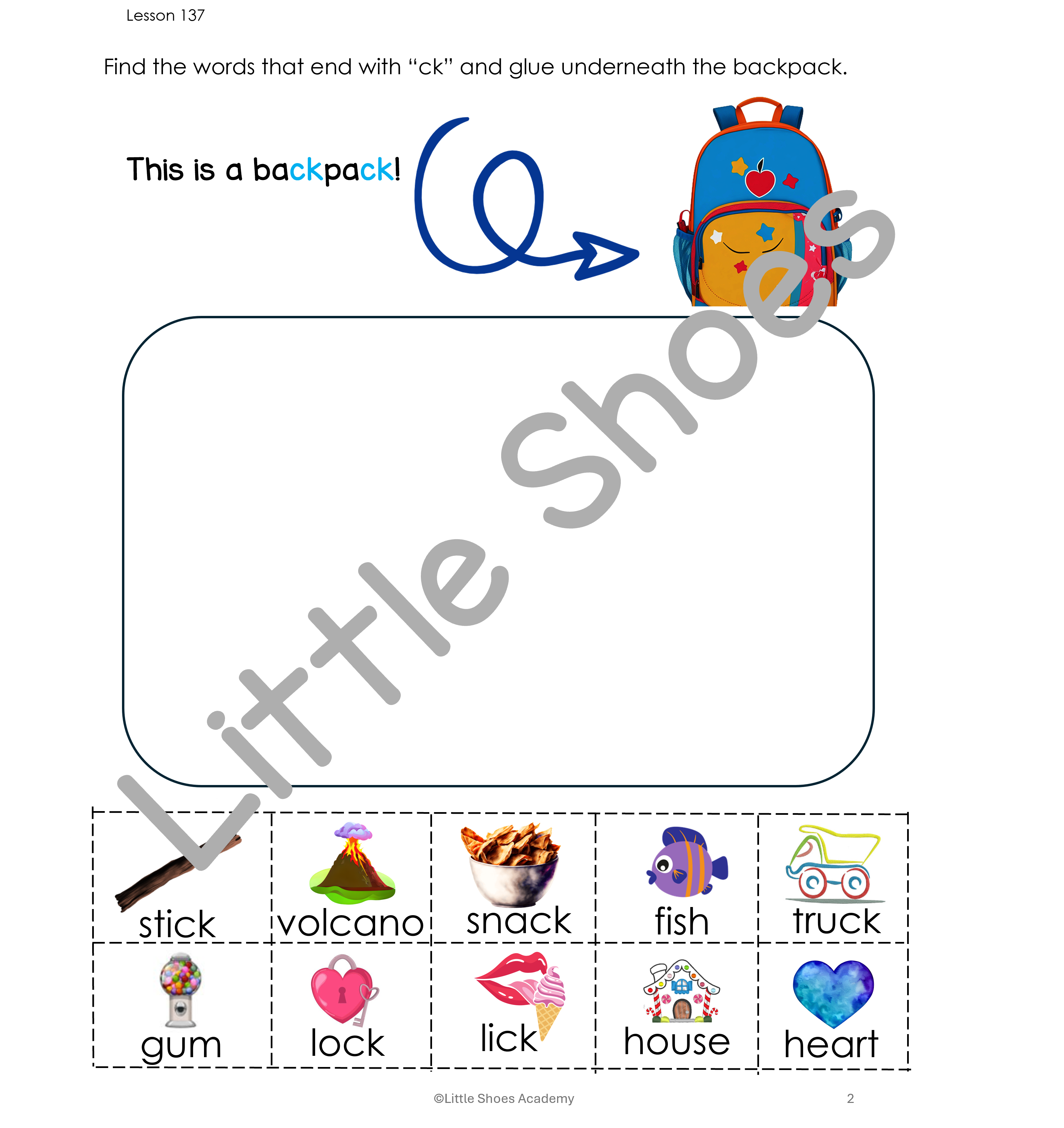 Sample Page Little Shoes Academy