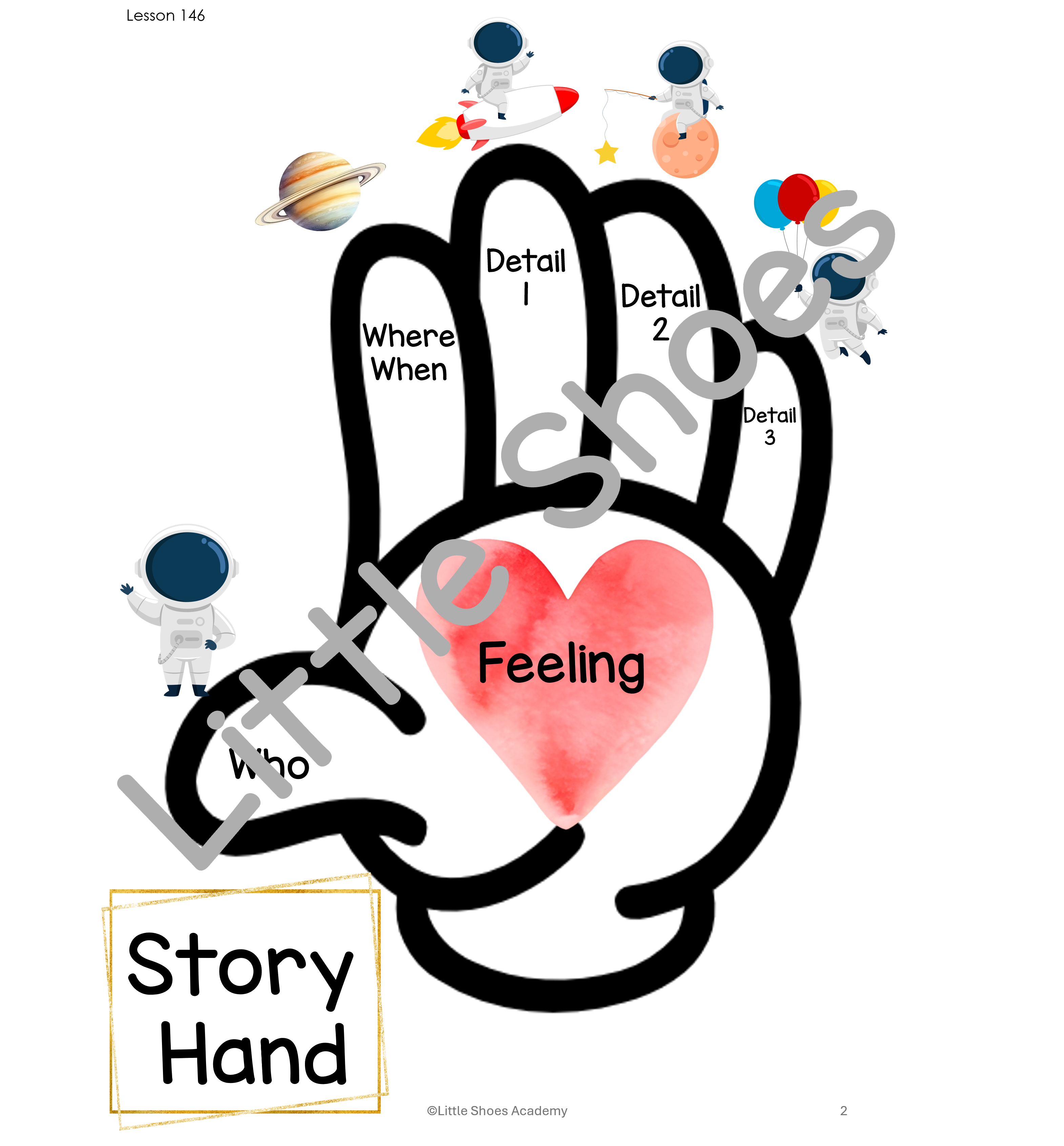 Story Hand printable worksheets