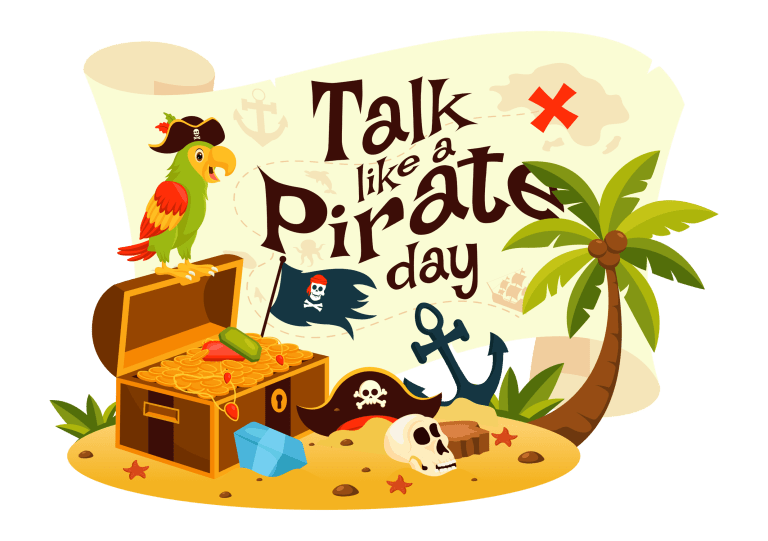 Fun homeschool learning prek, kindergarten, first grade National Pirate Day