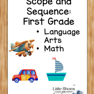First Grade Scope and Sequence